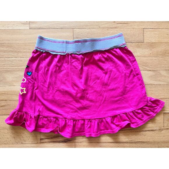 Y2k Hello Kitty Hot Pink Ruffle Mini Skirt Kawaii Sanrio Core Girls size XL - Picture 2 of 5
